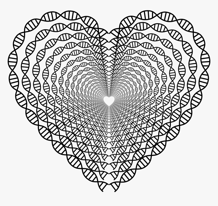 Heart Doily Png - Ausmalbild Herz Für Erwachsene, Transparent Png, Free Download