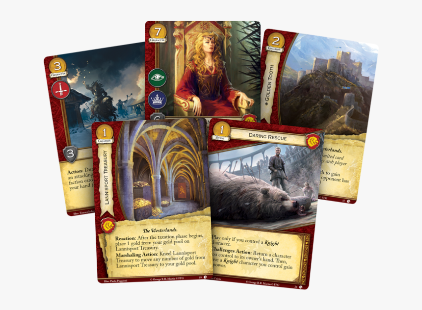 Lions Of Casterly Rock Card, HD Png Download, Free Download