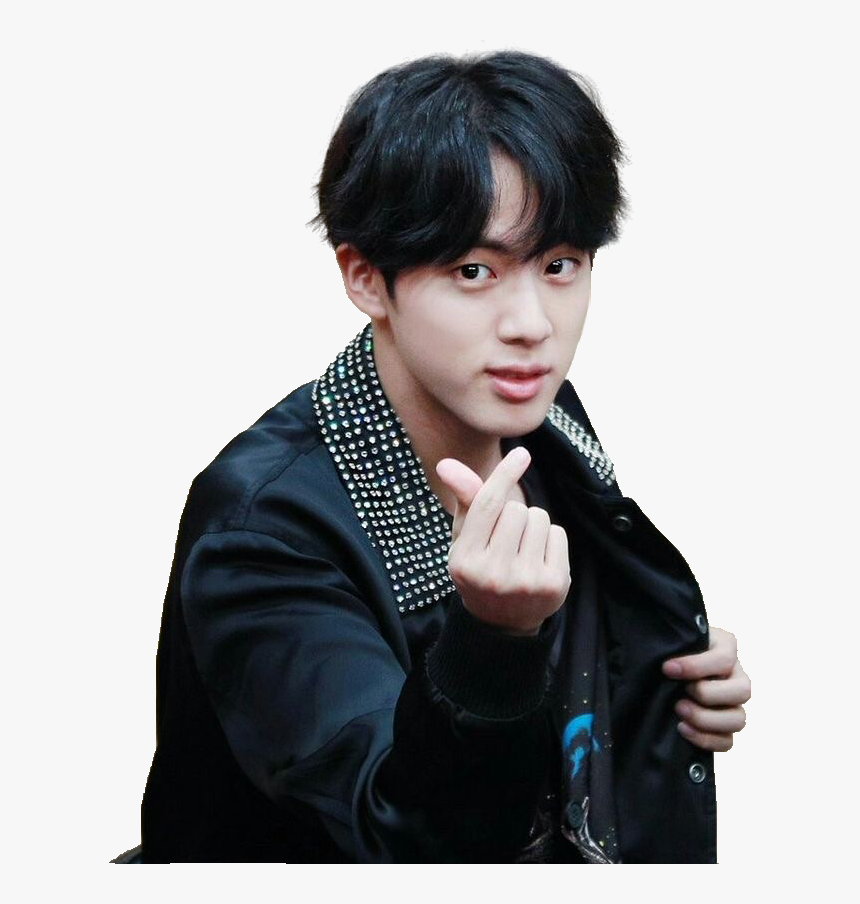 Jin Transparent Bts Heart - Jin Bts Heart, HD Png Download, Free Download