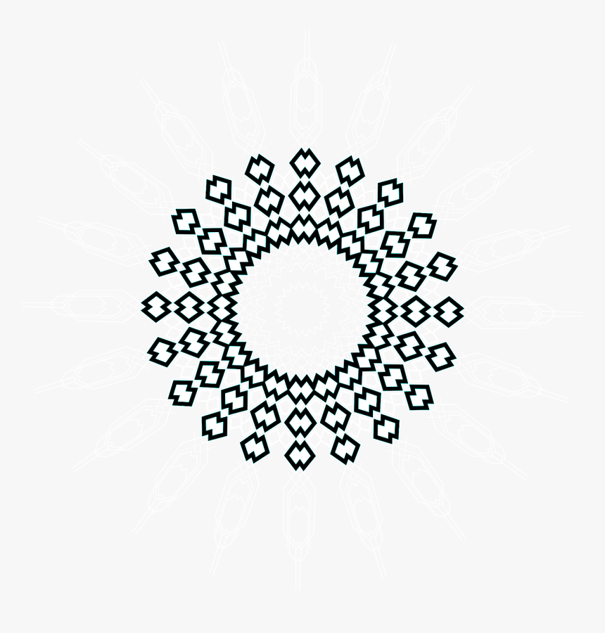 #mandala #negative #png #vector #geometry #round #circle - Tatting, Transparent Png, Free Download