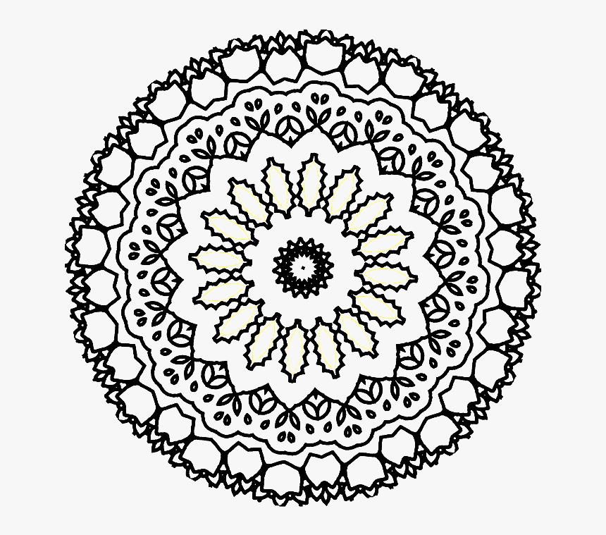 Kaleidoscope Png Picture - Polynesian Circle Tattoo Design, Transparent Png, Free Download