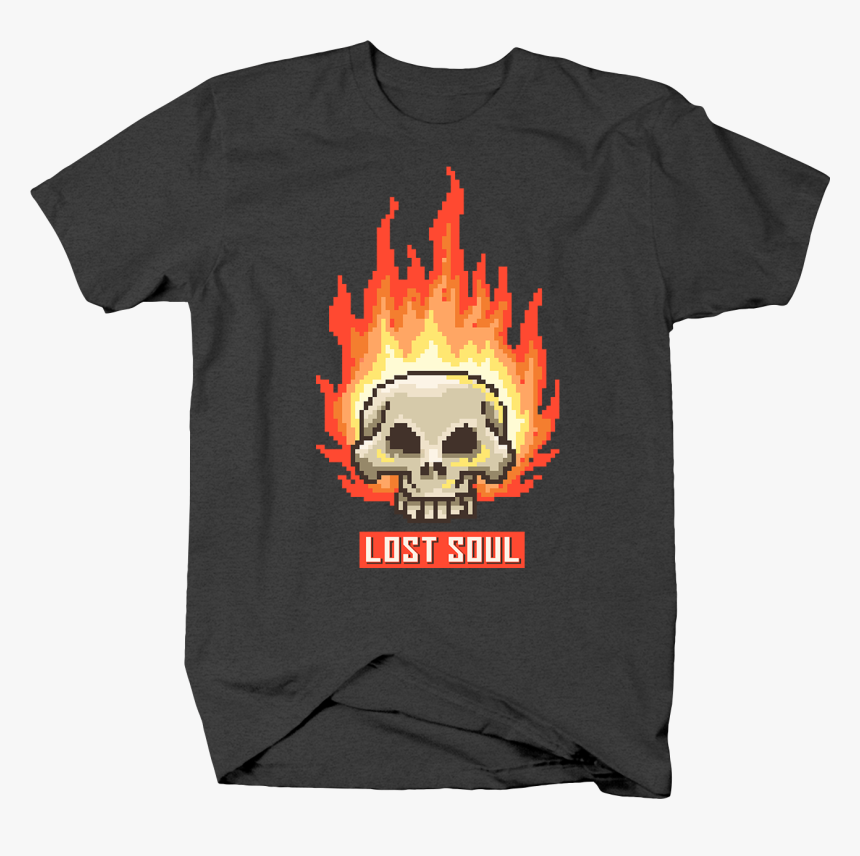 Lost Soul Pixel Art Flaming Hot Skull Retro Game Over - Flaming Pixel, HD Png Download, Free Download