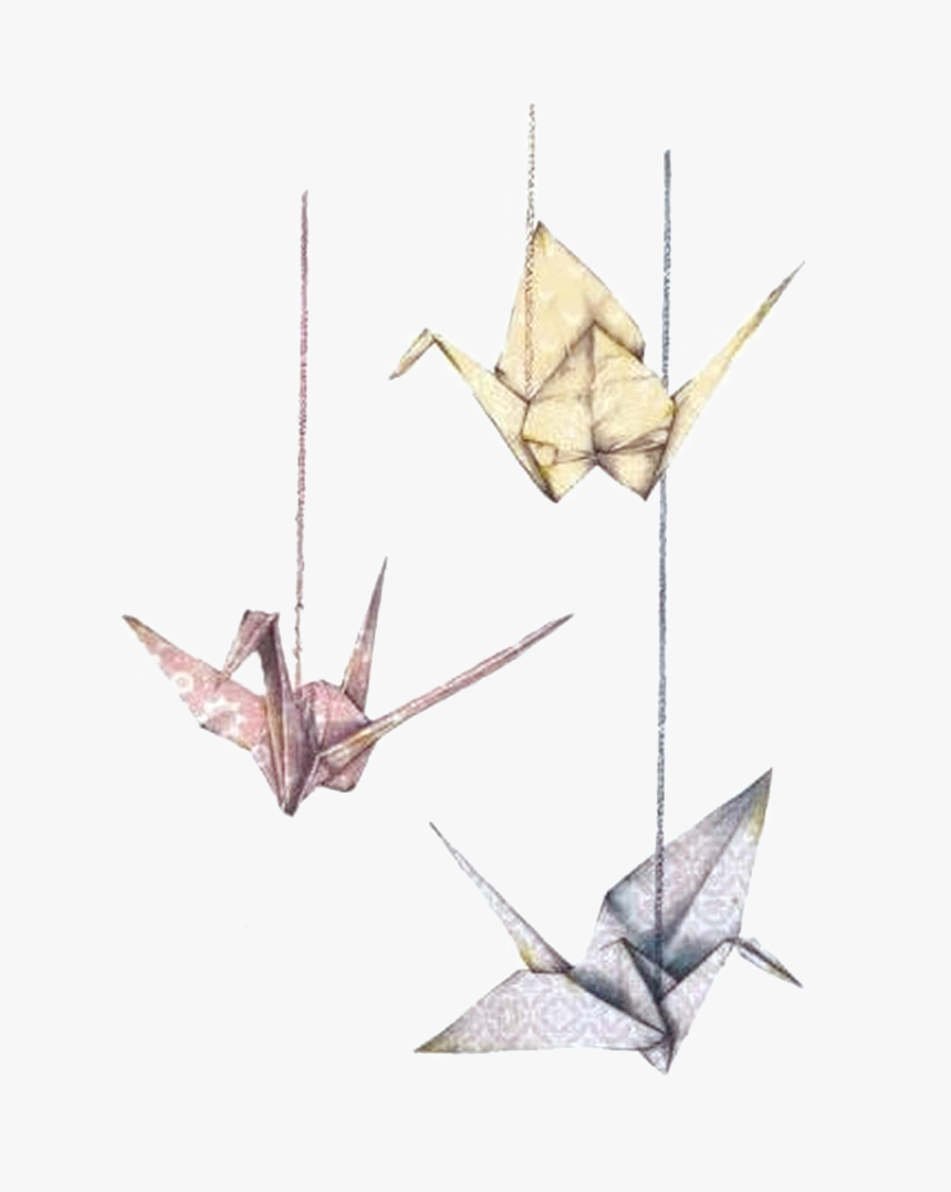 Paper Crane Tattoo Illustration , Png Download - Japanese Paper Crane Art, Transparent Png - kindpng Paper Crane Tattoo Illustration , Png Download - Japanese Paper Crane Art, Transparent Png - kindpng