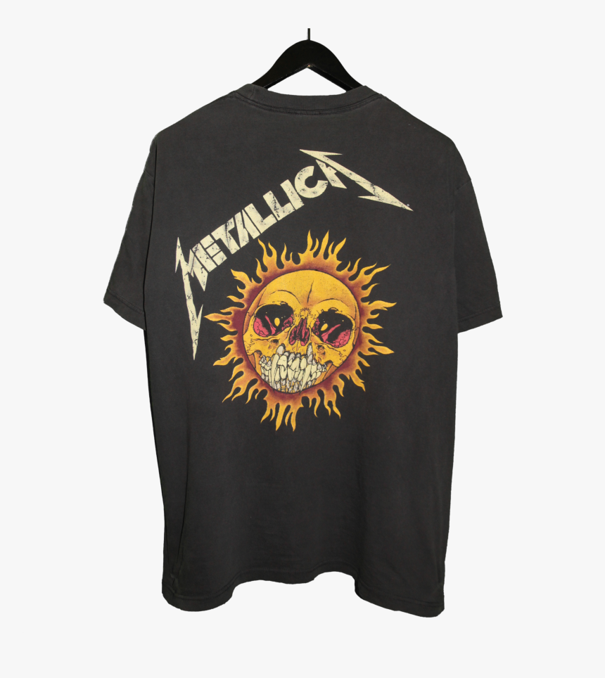 Metallica Flaming Skull Shirt, HD Png Download, Free Download