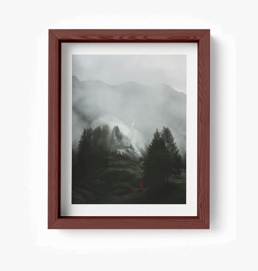 Walnut Framed Photo - Picture Frame, HD Png Download, Free Download