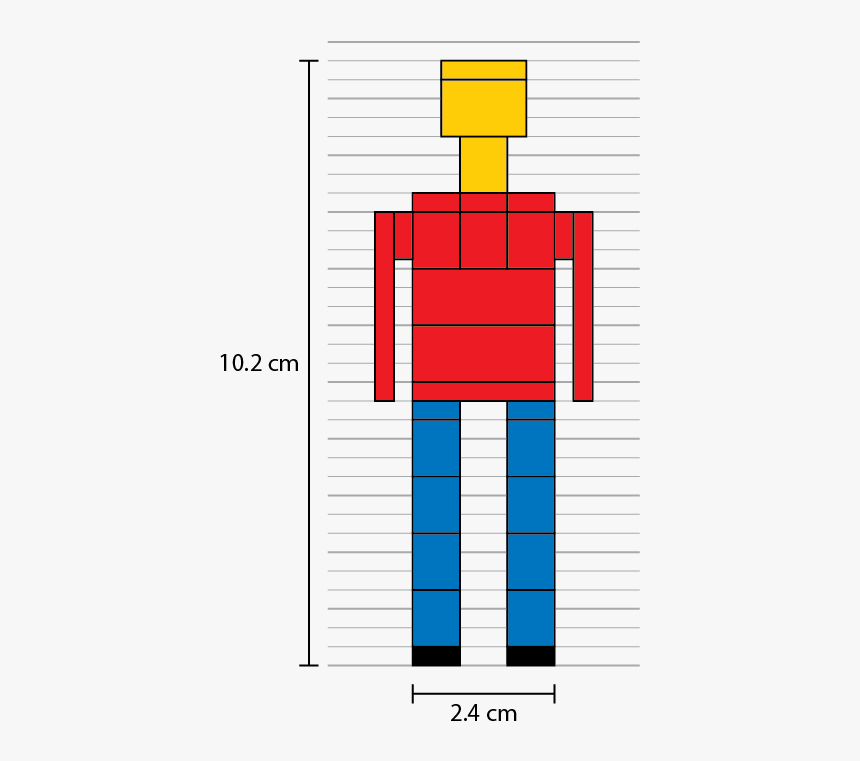 Width And Height Of Lego Miniland Figure - Symmetry, HD Png Download, Free Download