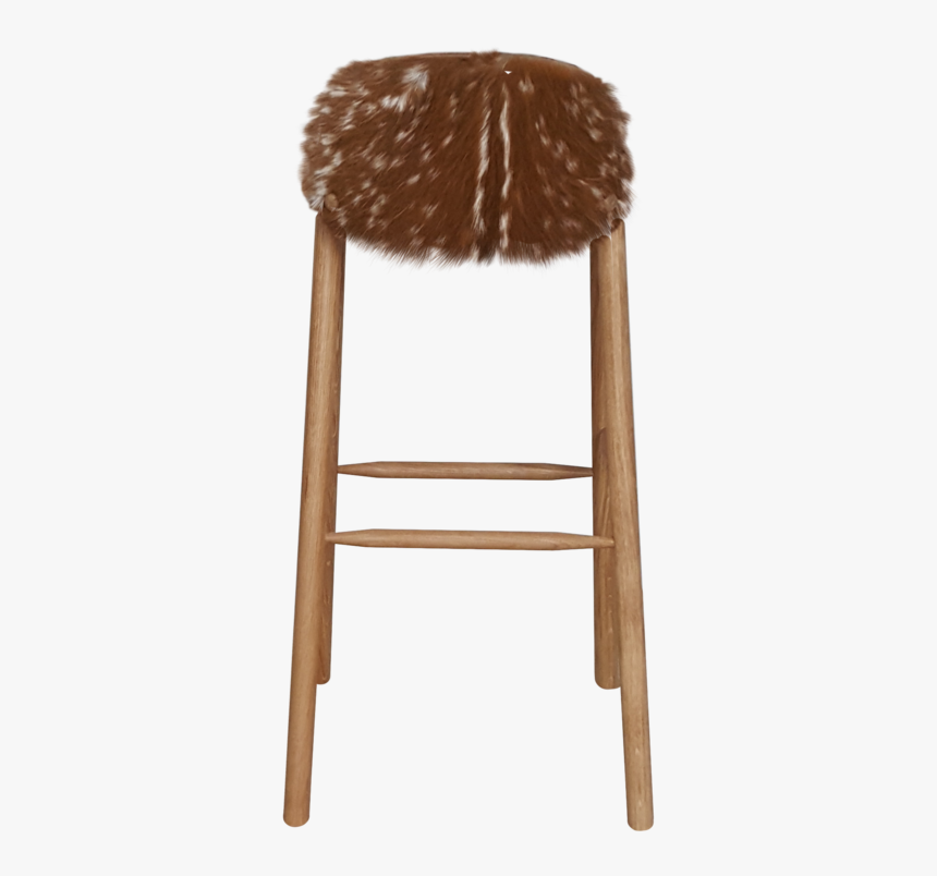 Back Blond Deer Chair - Bar Stool, HD Png Download, Free Download