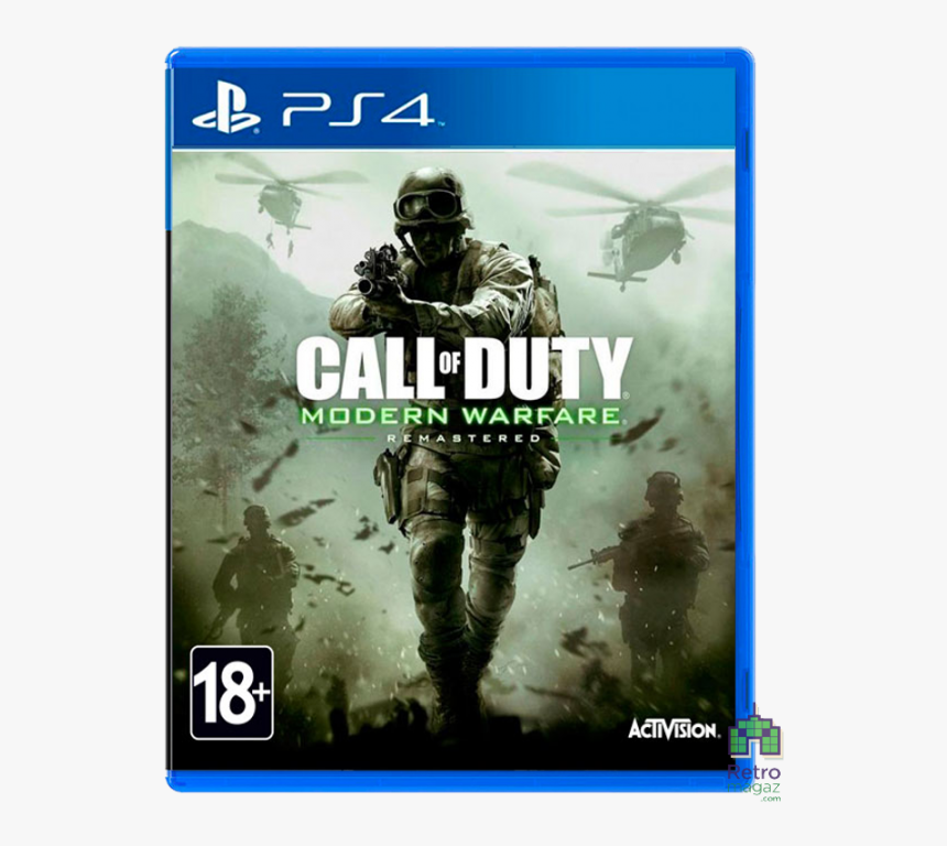 Игры Playstation 4 Б/у - Call Of Duty Modern Warfare Remastered Cover Ps4, HD Png Download, Free Download