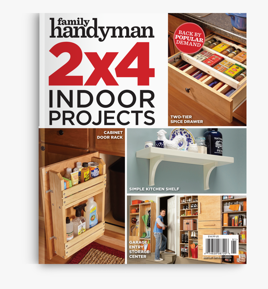 Family Handyman Magazine Handyman Indoor Projects, HD Png Download, Free Download