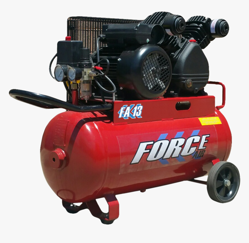 Force Air Fa13 Single Phase 48l Air Compressor Fa13v - Machine, HD Png Download, Free Download