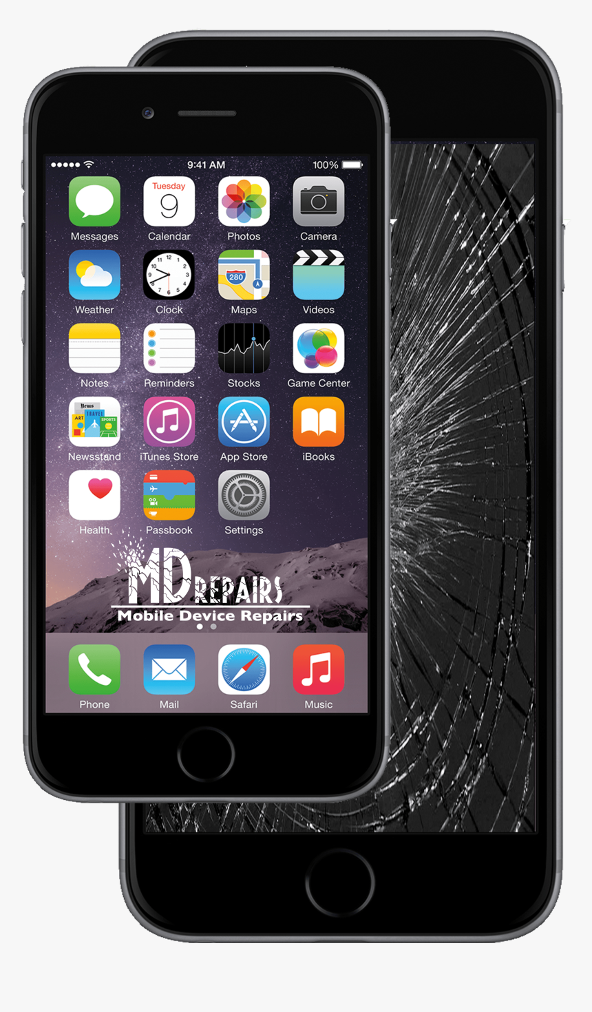 Iphone 6 Screen Repair - Iphone 6s Plus Otterbox Slim Case, HD Png Download, Free Download