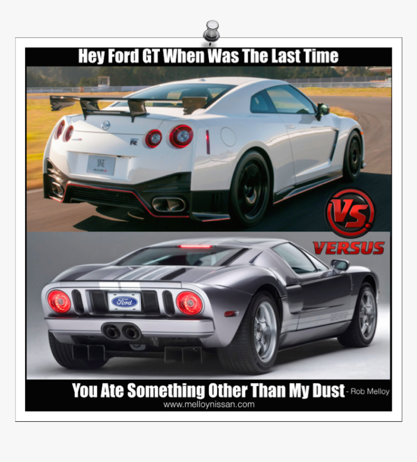 Nissan Gtr Vs Ford Gt Melloy Nissan - Much Is A Gtr, HD Png Download, Free Download