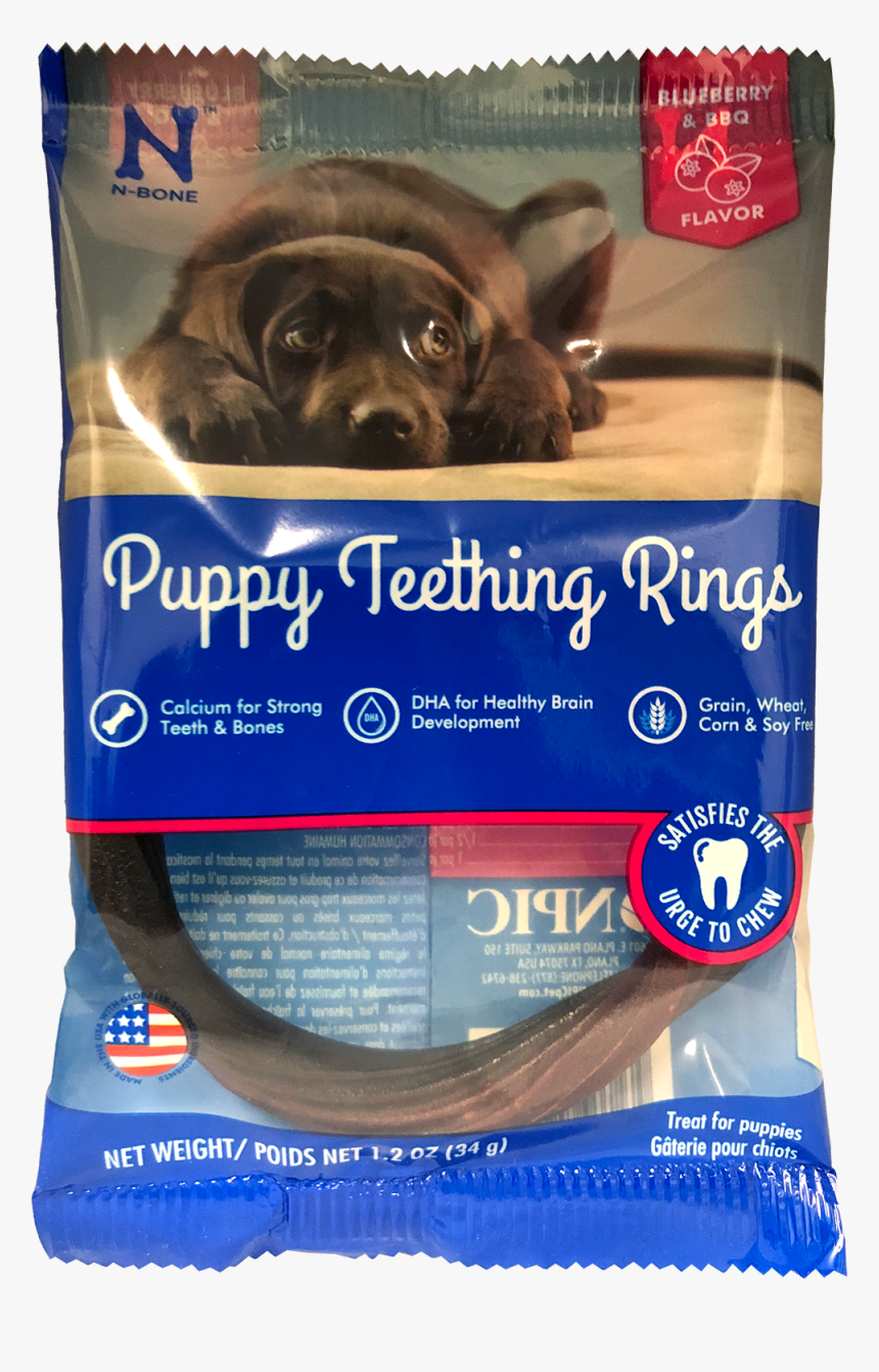 N Bone® Puppy Teething Rings Grain Free Blueberry & - Companion Dog, HD Png Download, Free Download