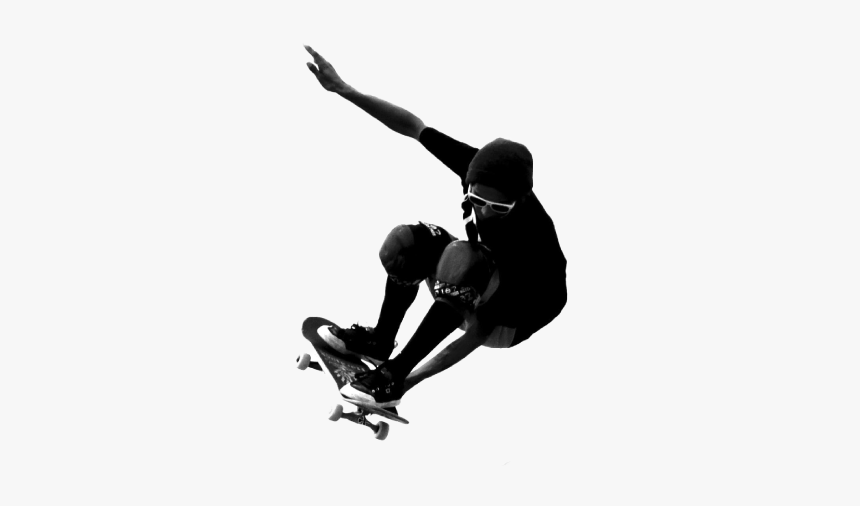 Skateboarder Chameleon Collabo - Extreme Sport, HD Png Download, Free Download