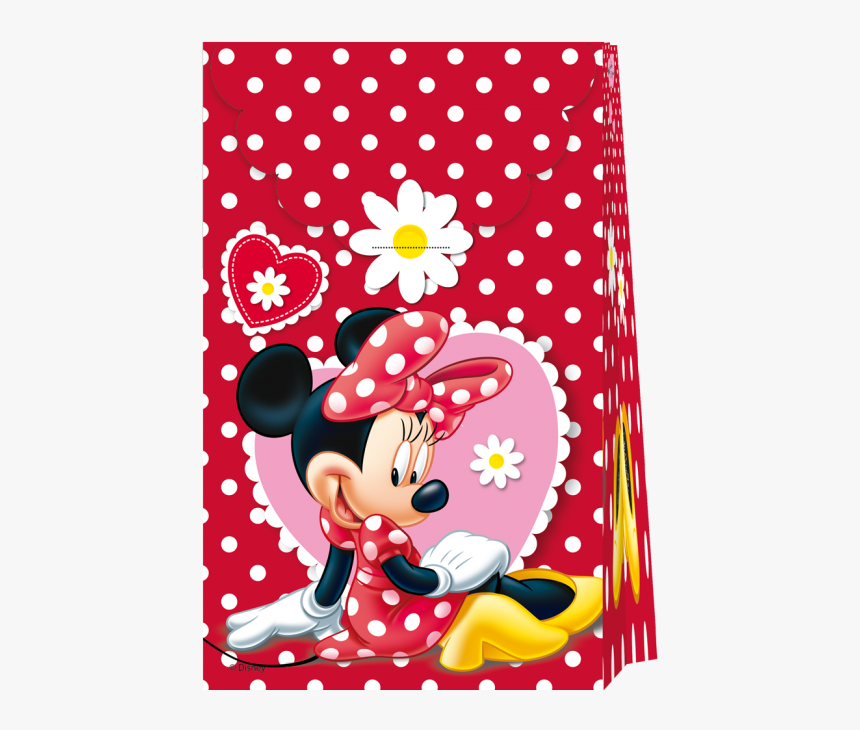 6 Paper Bags - Paper Minnie Mouse, HD Png Download, Free Download