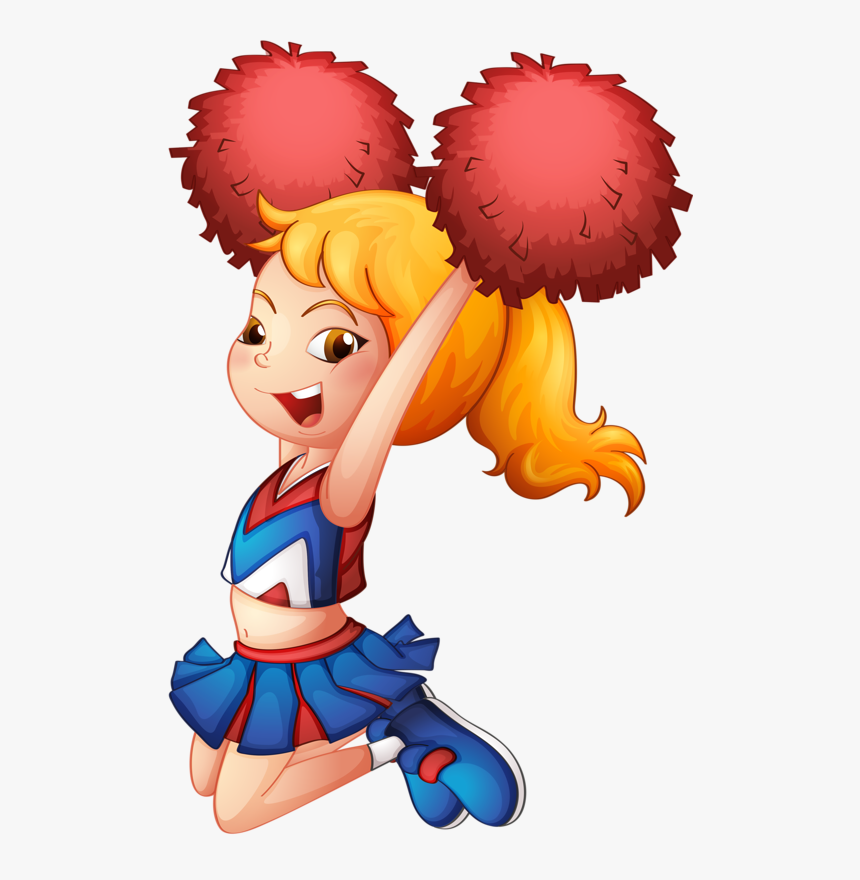 Transparent Cheerleader Clip Art - Cartoons For Sports Day, HD Png Download, Free Download