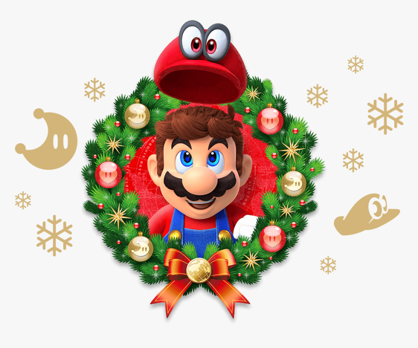 Winter Holiday Commercials - Mario Bros Merry Christmas, HD Png Download, Free Download