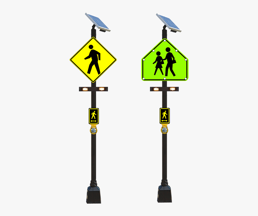 Ts60 Led Rectangular Rapid Flashing Beacons - U.s. Route 66, HD Png Download, Free Download