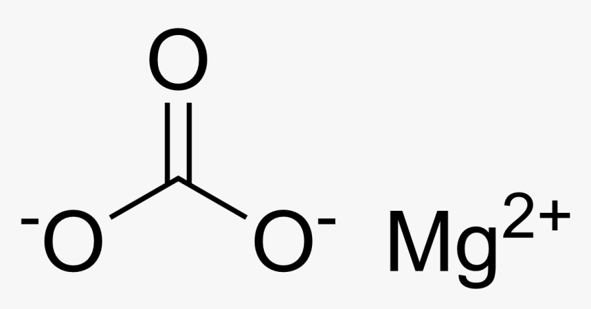 Magnesium Carbonate - Structure, HD Png Download, Free Download