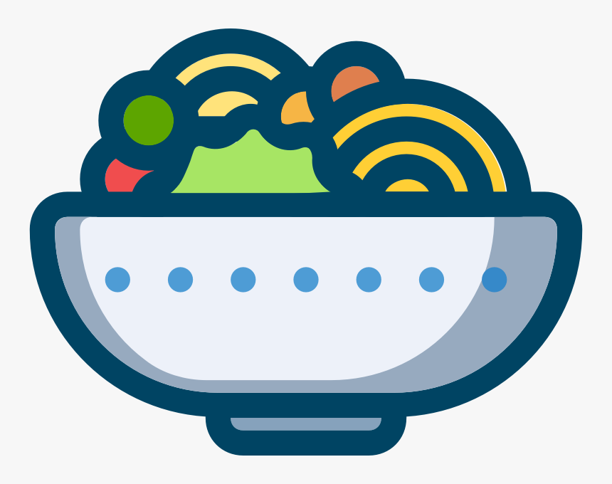 Veggie-salad - Ramen Clipart Png, Transparent Png, Free Download