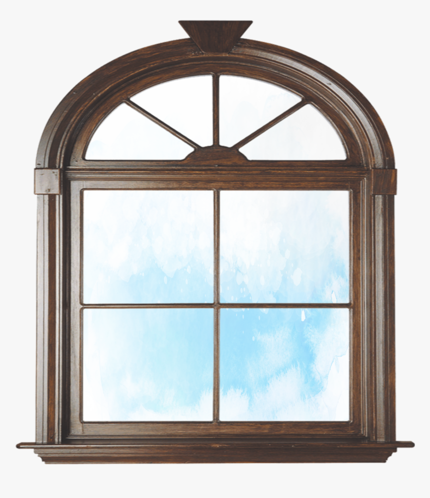 #ftestickers #cloudsandsky #window #arch #wooden - Arch Window Png, Transparent Png, Free Download