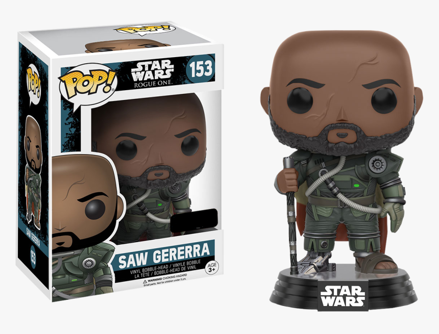 Saw Gerrera Funko Pop, HD Png Download, Free Download