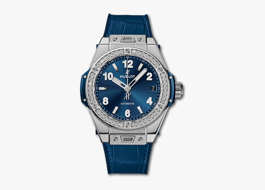 Hublot Big Bang Steel Blue Diamonds, HD Png Download, Free Download