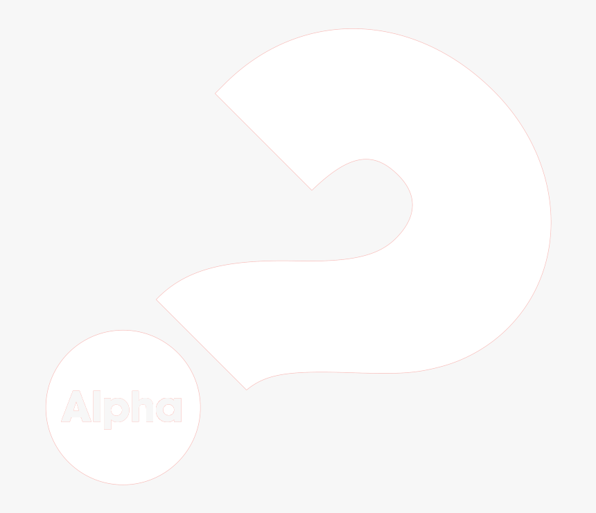 Transparent Kappa Alpha Psi Clip Art - Alpha Course Question Mark White, HD Png Download, Free Download