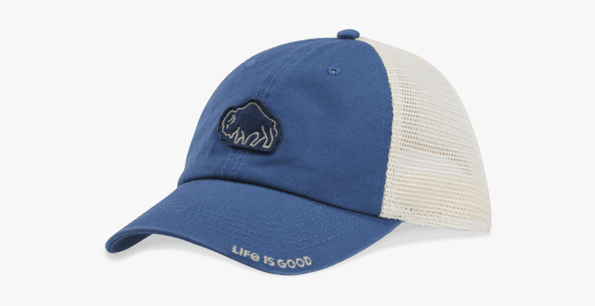 Bison Patch Soft Mesh Back Cap - Baseball Cap, HD Png Download, Free Download