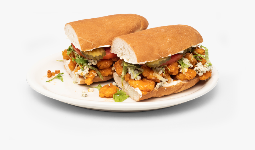 Buffalo Shrimp Po’ Boy - Fast Food, HD Png Download, Free Download