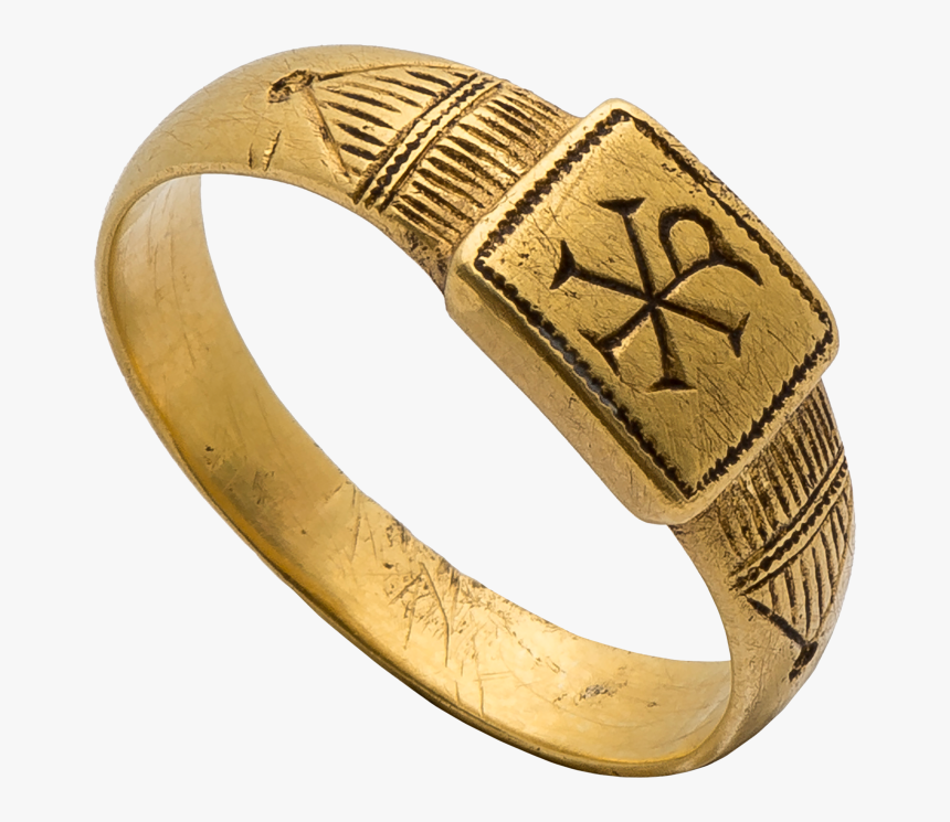 Byzantine Ring With Christogram - Bangle, HD Png Download, Free Download