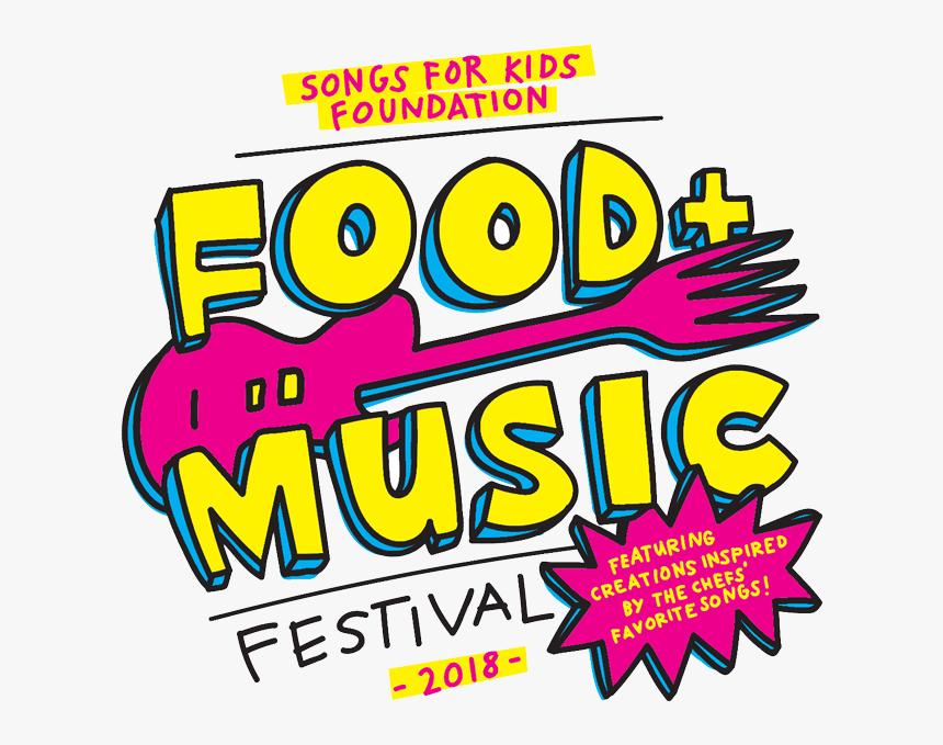 Clipart Music 2018 Latest Vector Stock Songs For Kids - Food And Music Festival Poster, HD Png Download, Free Download