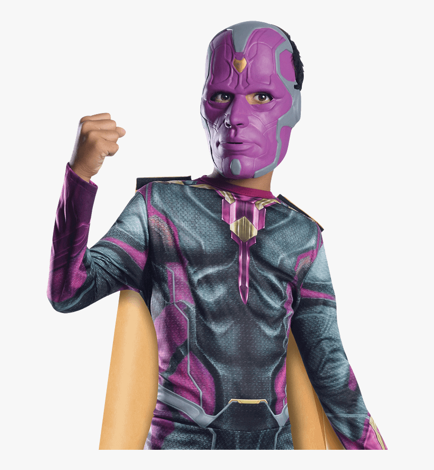 Boys Age Of Ultron Vision Costume - Avengers Vision Kids Costume, HD Png Download, Free Download