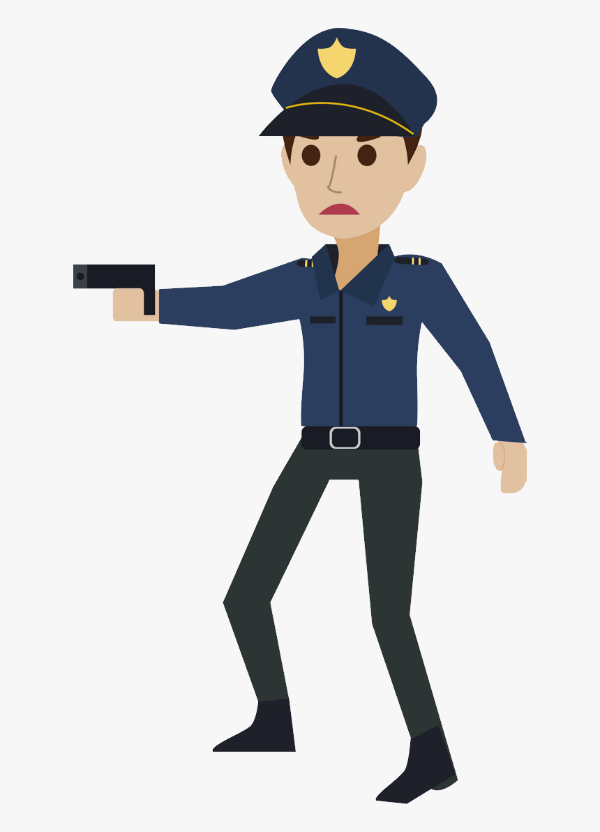 Policeman Png - Police With Gun Png, Transparent Png, Free Download