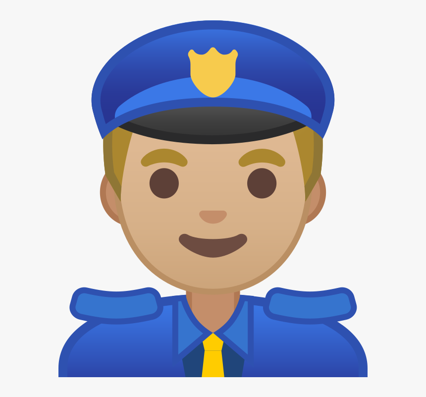Emoji Policial Png, Transparent Png, Free Download