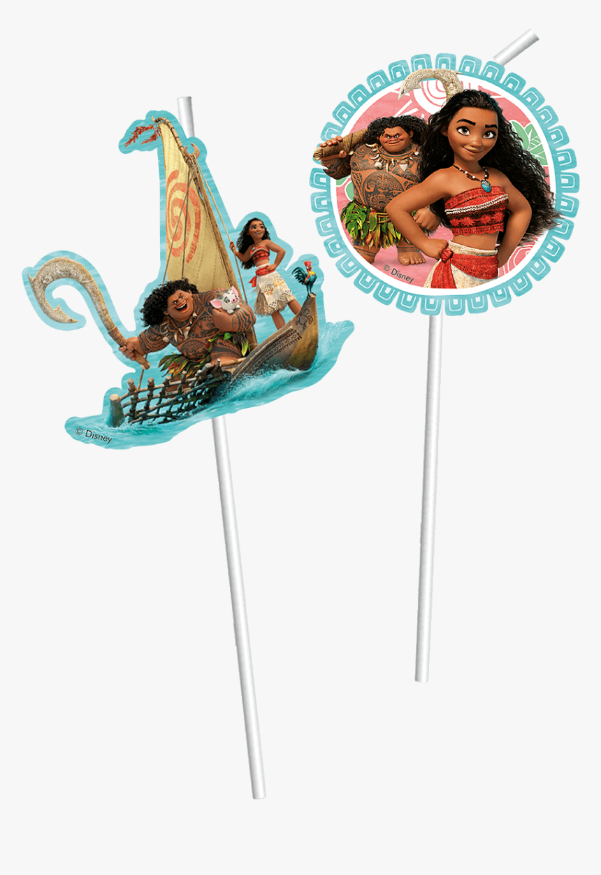 Moana Drinking Straws - 5201184876558, HD Png Download, Free Download