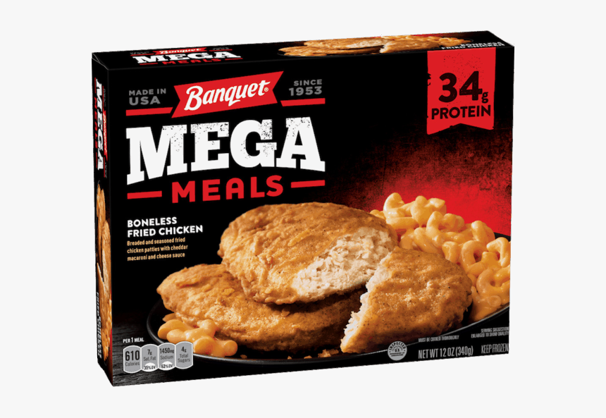 Banquet Mega Bowls Country Fried Chicken, HD Png Download, Free Download