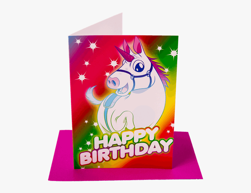 Happy Birthday Unicorn Red, HD Png Download, Free Download