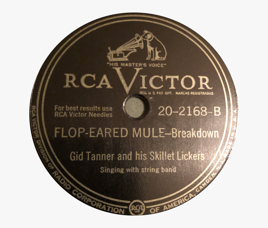 Record Label Flop Eared Mule By Gid Tanner And His - Rca Victor, HD Png Download, Free Download