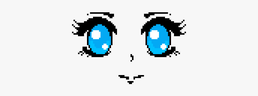 Pixel Art Anime Face, HD Png Download, Free Download