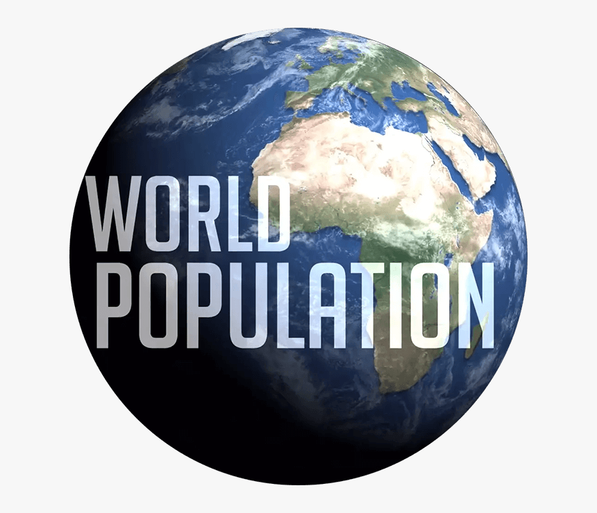 Intro-globe - World Population, HD Png Download, Free Download