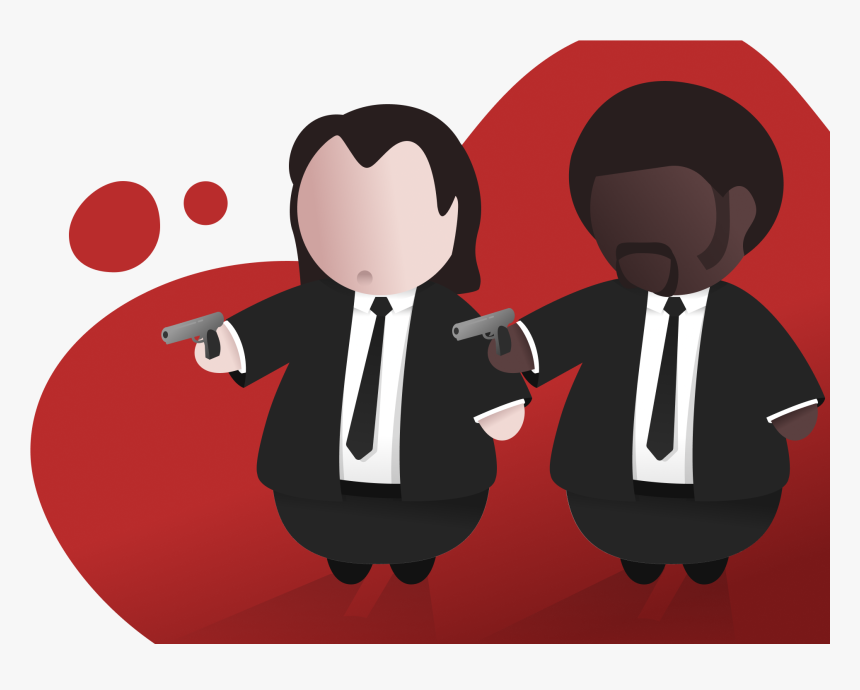 Pulp Fiction Blood - Cartoon, HD Png Download, Free Download