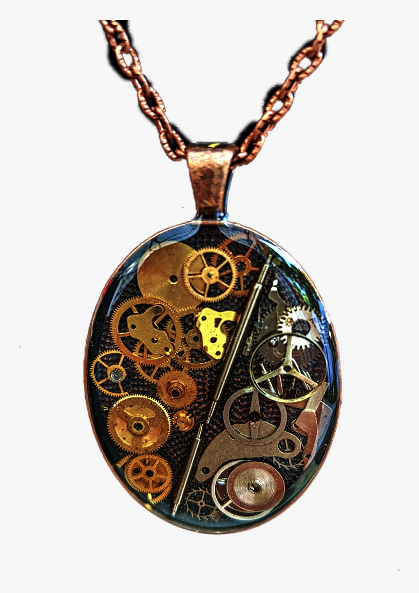 Steampunk Yin Yang Pendant - Locket, HD Png Download, Free Download