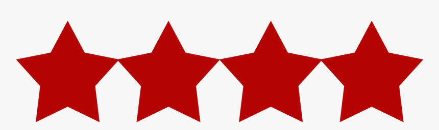 4 Stars Png - 4 Red Stars Png, Transparent Png, Free Download