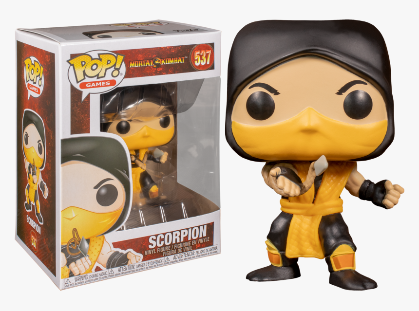 Funko Pop Games Mortal Kombat Scorpion, HD Png Download, Free Download