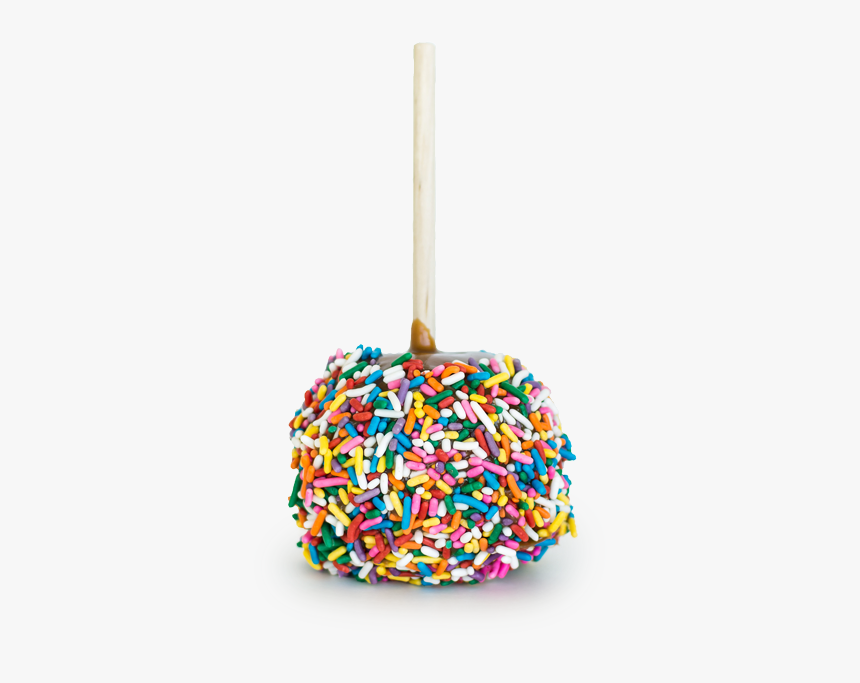 Party Treat Wedding Favor Sprinkle Caramel Apple - Candy Apple, HD Png Download, Free Download