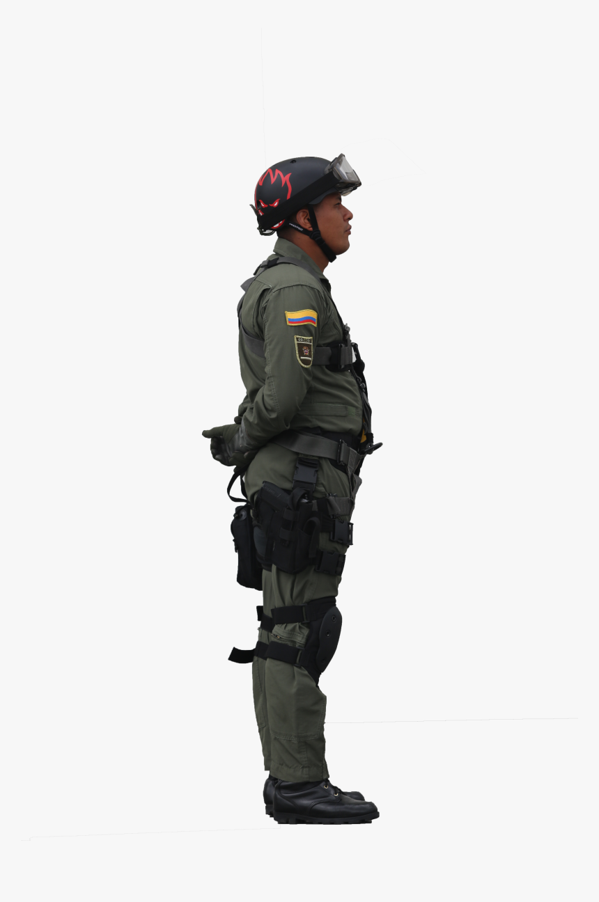 Uniforme Del C Sar De La Policía Nacional Perfil Derecho - Uniforme De Policia Ice, HD Png Download, Free Download