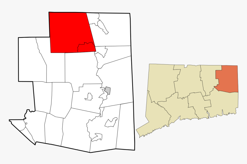 Windham County Connecticut Incorporated And Unincorporated - Connecticut, HD Png Download, Free Download