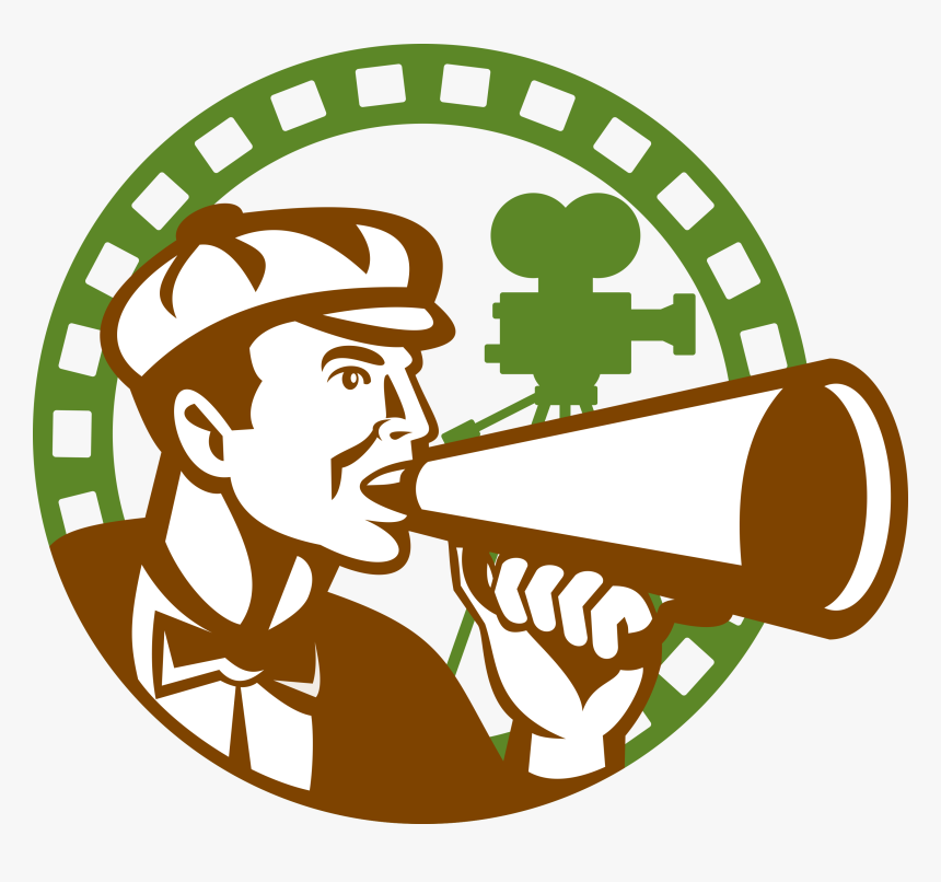 Film Director Vector, HD Png Download, Free Download