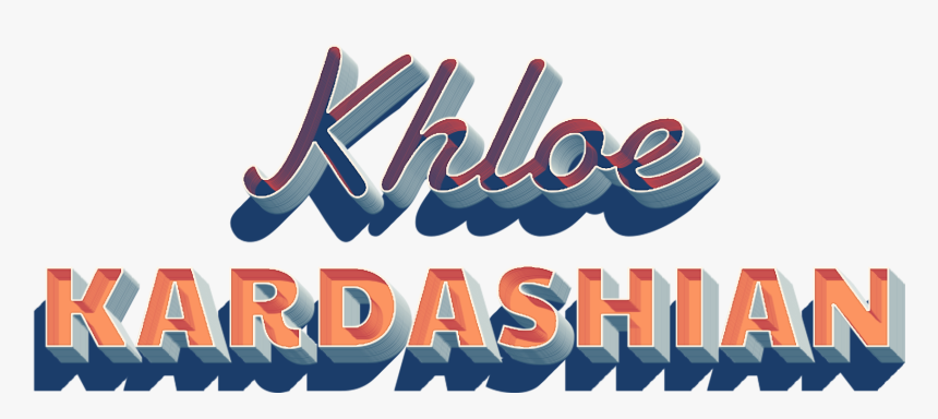 Khloe Kardashian Name Logo Png - Calligraphy, Transparent Png, Free Download